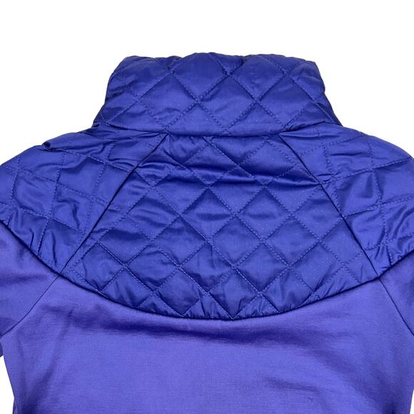 Merrell Womens XS Select Regulate 1/4 Snap Quilted Pullover Fleece Purple TF - Picture 5 of 11